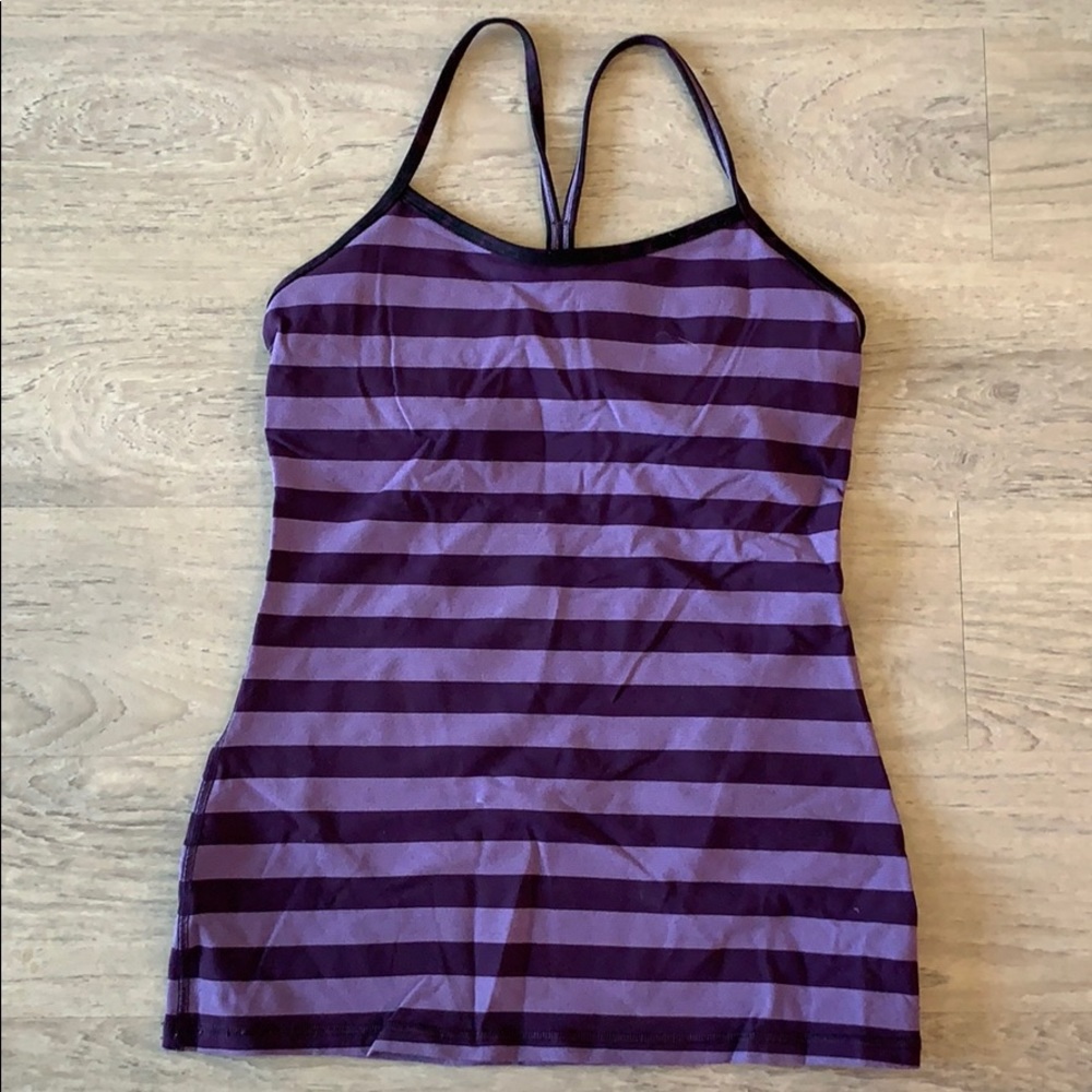 lululemon - power Y tank - purple - 8